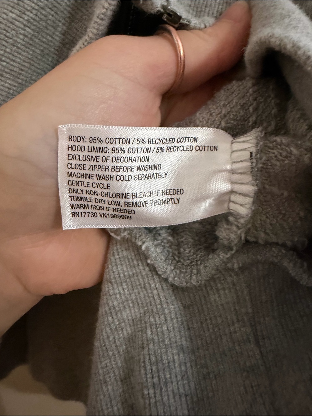 JoyLab Gray Women's Cropped Zip Hoodie - Picture 6 of 6